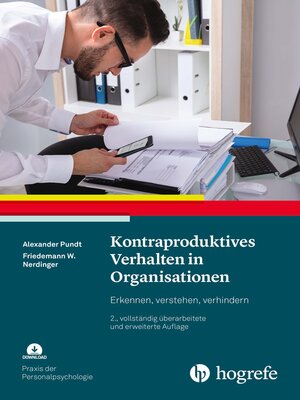 cover image of Kontraproduktives Verhalten in Organisationen